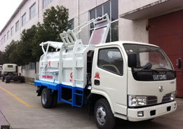 小霸王掛筒式垃圾車 高效清潔的移動解決方案